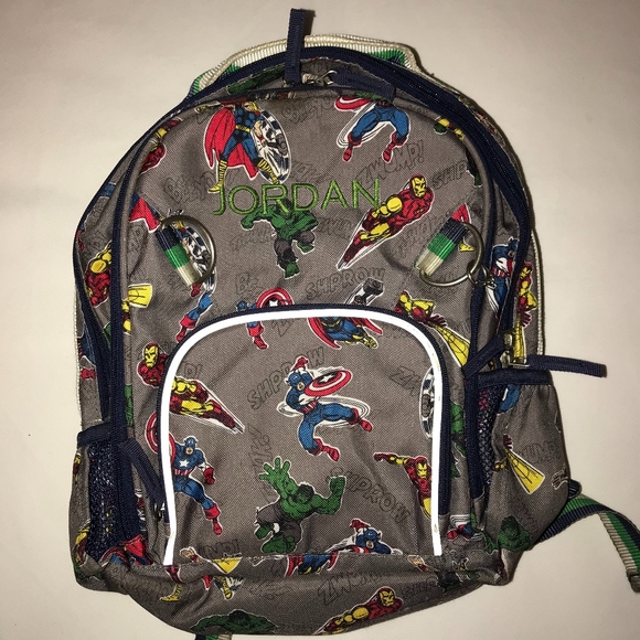 pottery barn superhero backpack
